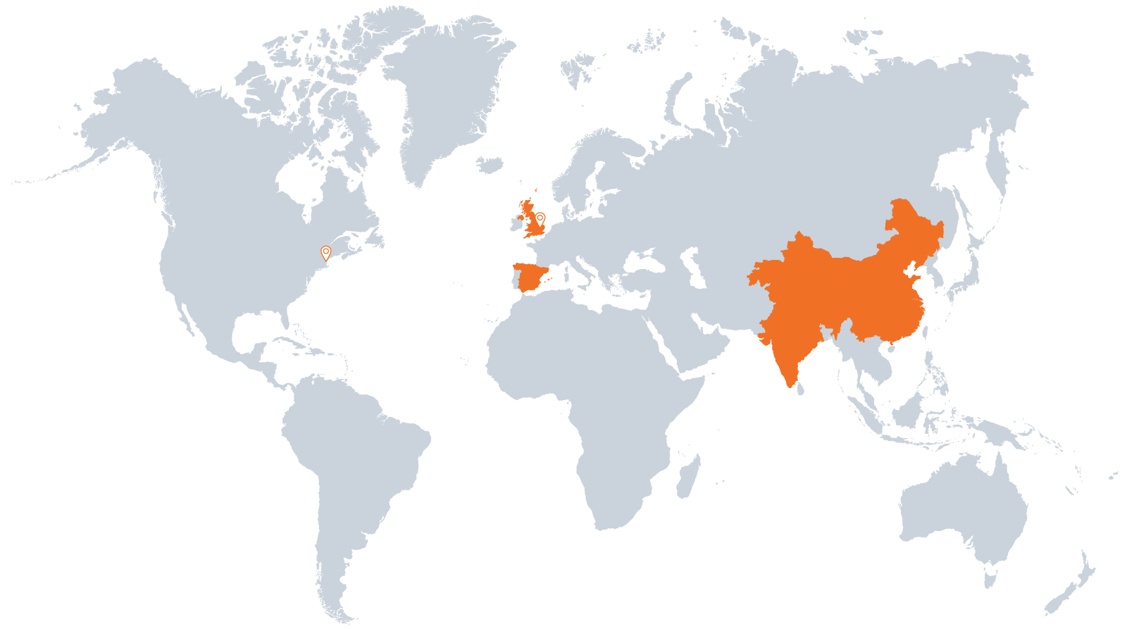 World Map | Arnold Wills & Co Ltd | Market-leader as an accessories design house and global manufacturer